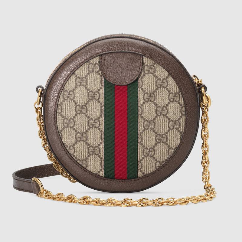 Gucci Ophidia Mini GG Round Shoulder Bag 550618